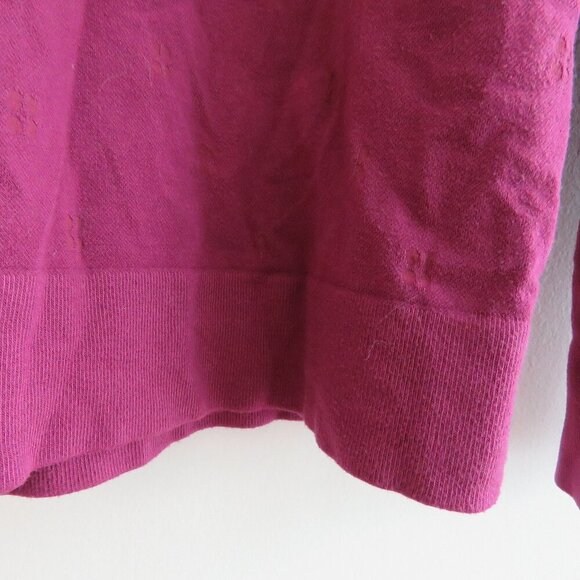 SWEATY BETTY Modal Dot Jacquard Base Layer Top in Amaranth Pink - Size S - Picture 13 of 15